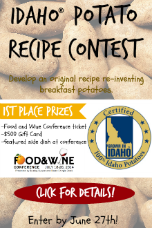 IdahoÂ® Potato Recipe Contest