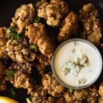 Save Fried Oysters Recipe on Pinterest for later!