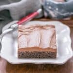 frosted cocoa brownies #SundaySupper