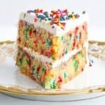 Gluten Free Confetti Cake #WeekdaySupper