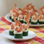 Cucumber Shrimp Cups #SundaySupper