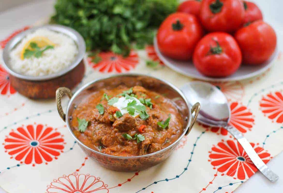 Lamb and Fresh Tomato Curry SundaySupper Sunday Supper Movement