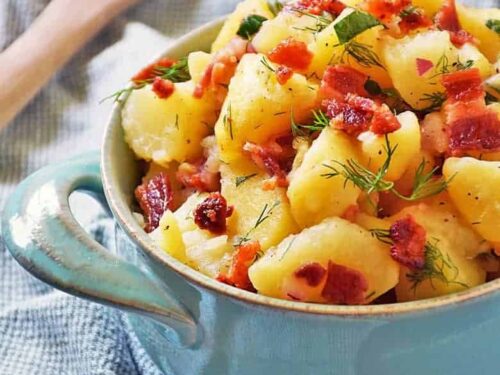 Easy German Potato Salad With Bacon Sunday Supper Movement