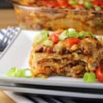Mexican Lasagna with Tortillas