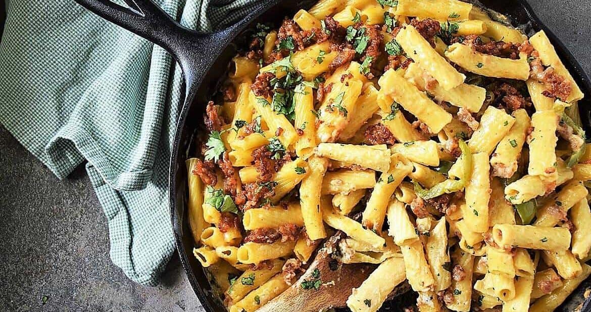 Baked Ziti with Sausage and Peppers Sunday Supper Movement