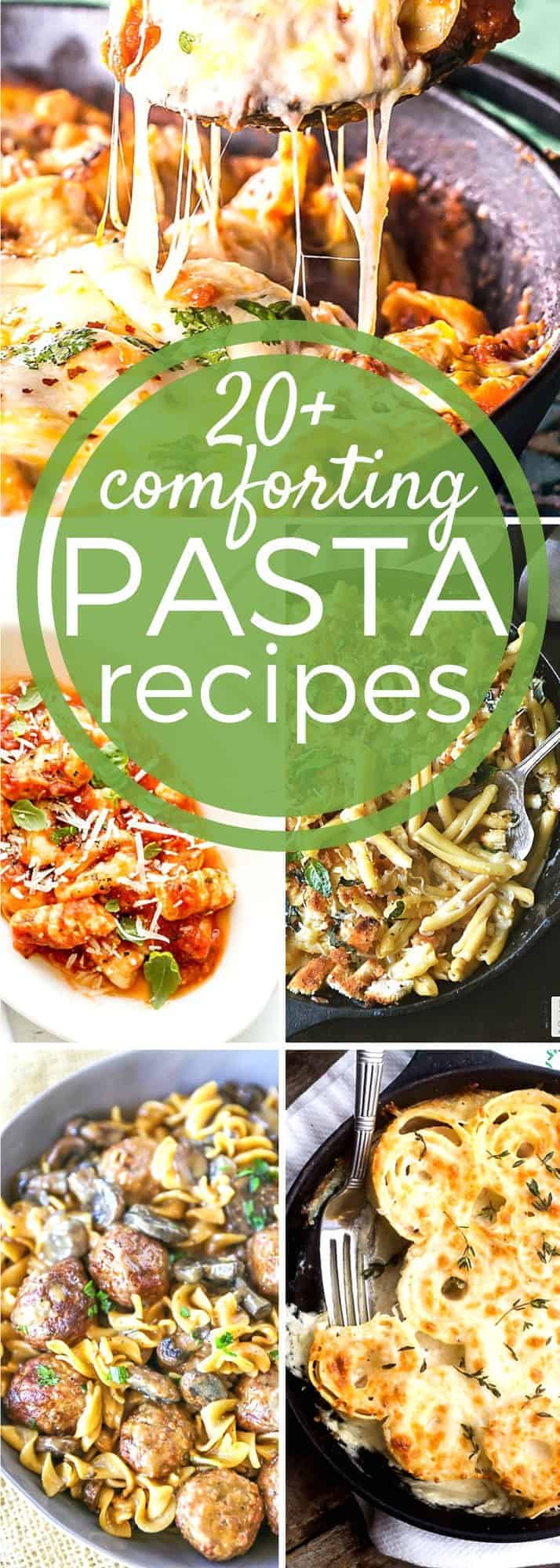 Comfort Food Pasta Recipes #SundaySupper