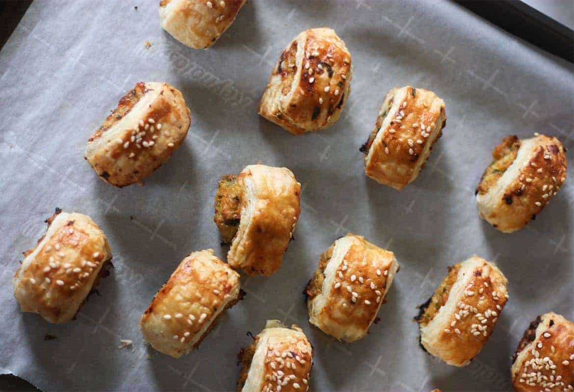 thai chicken sausage rolls #sundaysuppers