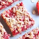 Healthy Strawberry Oatmeal Bars