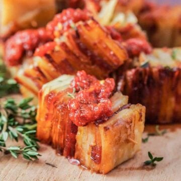 Potato Pave with Bacon and Parmesan