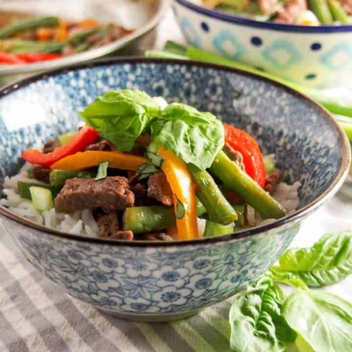 Asian Beef Stir Fry Recipe with Green Beans