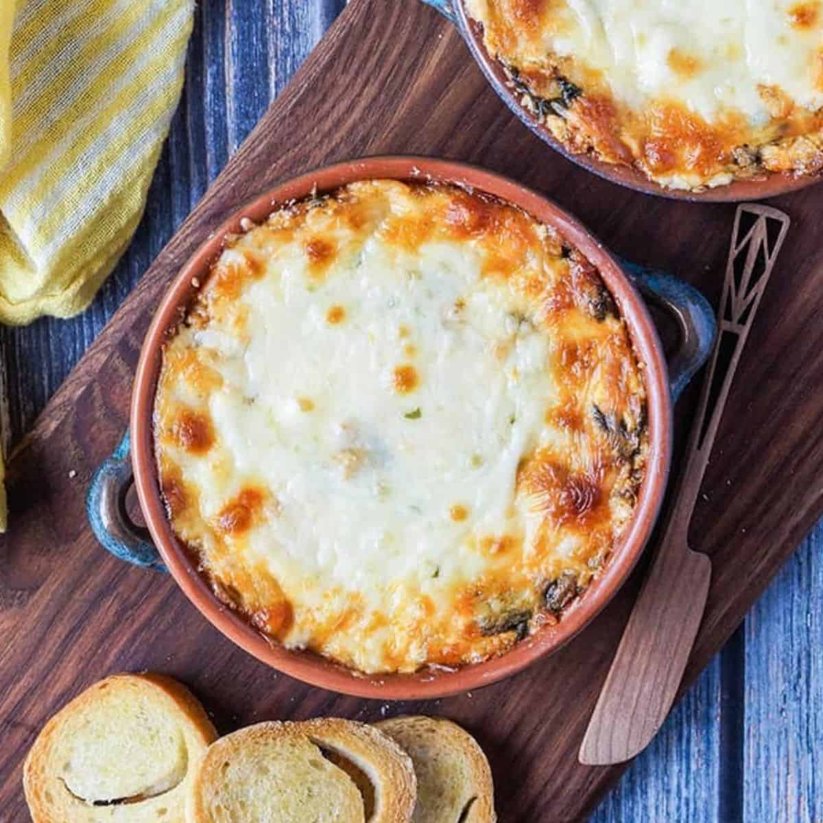 chorizo dip in a bowl