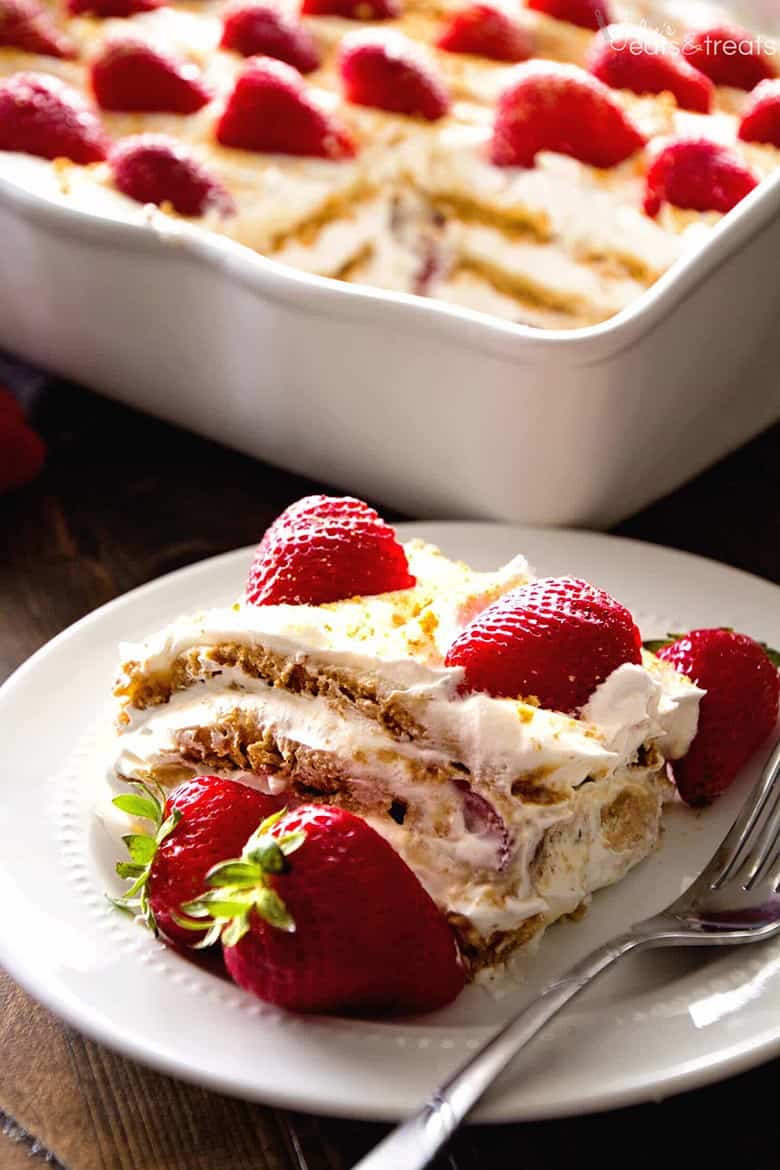 No Bake Strawberry Desserts #SundaySupper