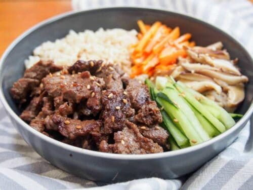 Korean Beef Meal Prep Bowls