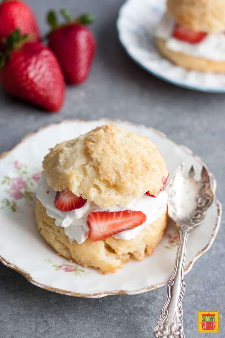 Homemade Strawberry Shortcake Biscuits | Sunday Supper Movement
