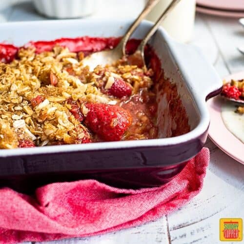 Strawberry Crumble - Sunday Supper Movement