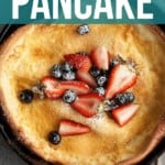 Dutch Baby Pancake on Pinterest