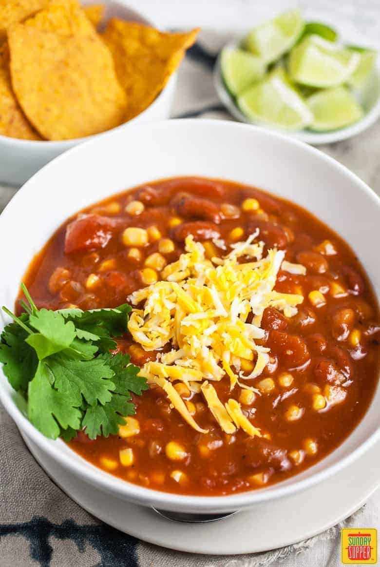Slow Cooker Vegetarian Chili Sunday Supper Movement