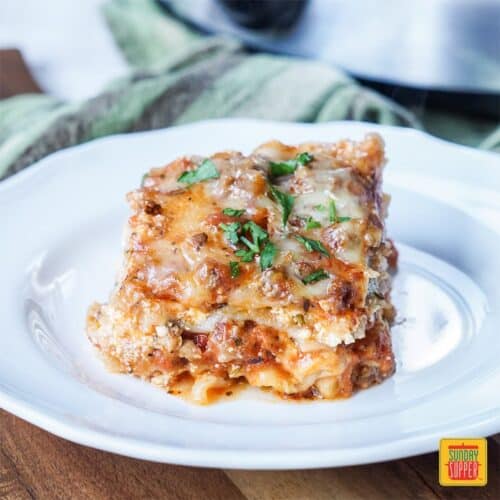 Slow Cooker Lasagna - Sunday Supper Movement