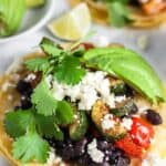Vegetarian Taco Recipe for Two #SundaySupper