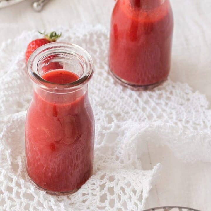 Sweet, fresh and vibrant this Strawberry Sauce is simple to make at home with a handful of ingredients