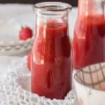 Sweet, fresh and vibrant this Strawberry Sauce is simple to make at home with a handful of ingredients