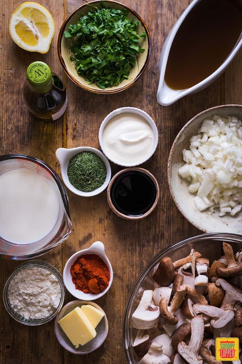 hungarian mushroom soup ingredients