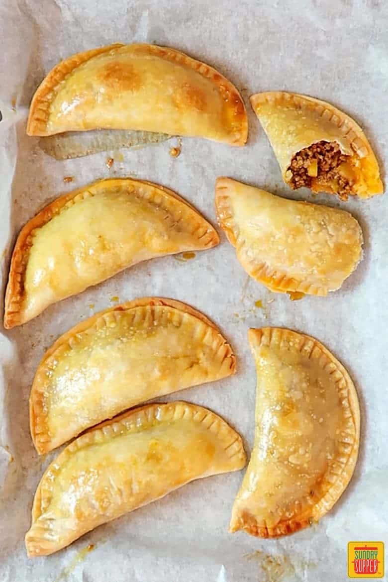 Baked Puerto Rican Empanadas with Beef Sunday Supper Movement