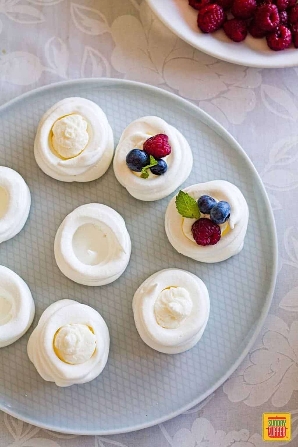 Mini Pavlova Recipe With Fresh Berries - Sunday Supper Movement