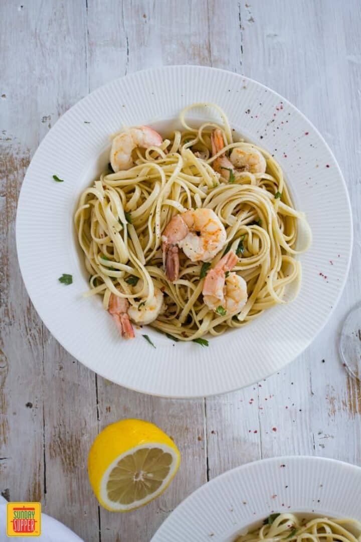 Shrimp Linguine Recipe - Sunday Supper Movement