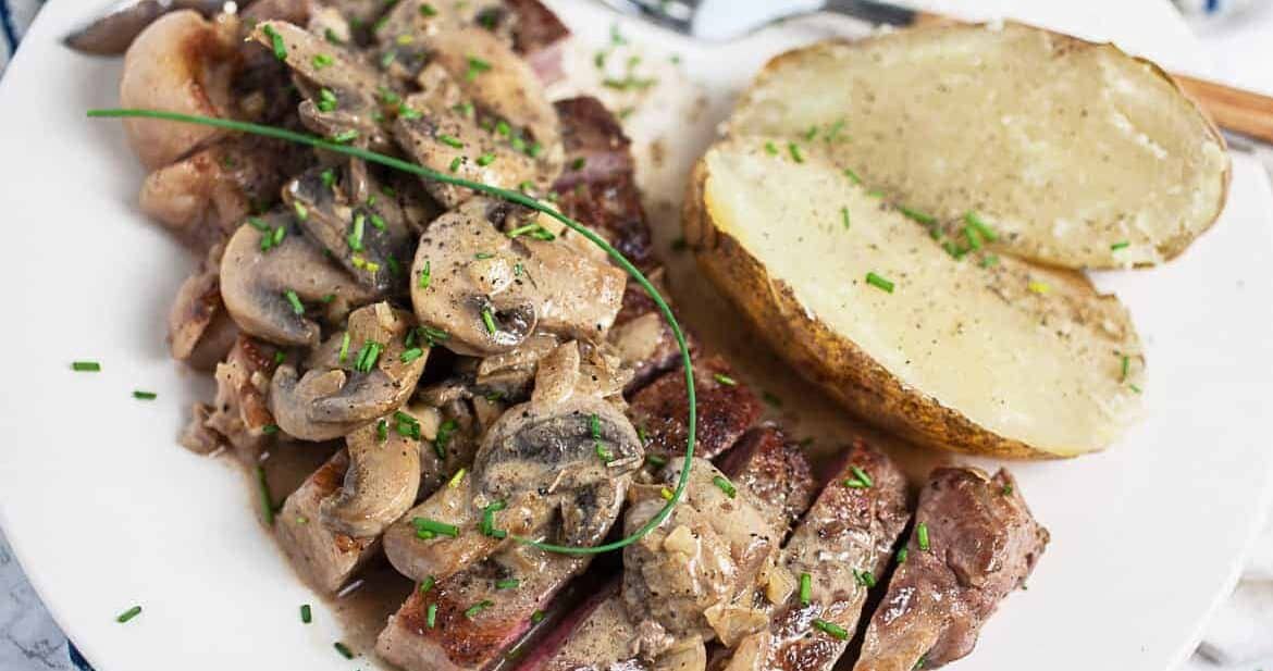 Steak Diane Recipe #SundaySupper