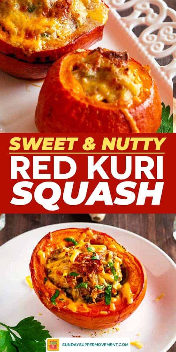 Save Red Kuri Squash on Pinterest for later!