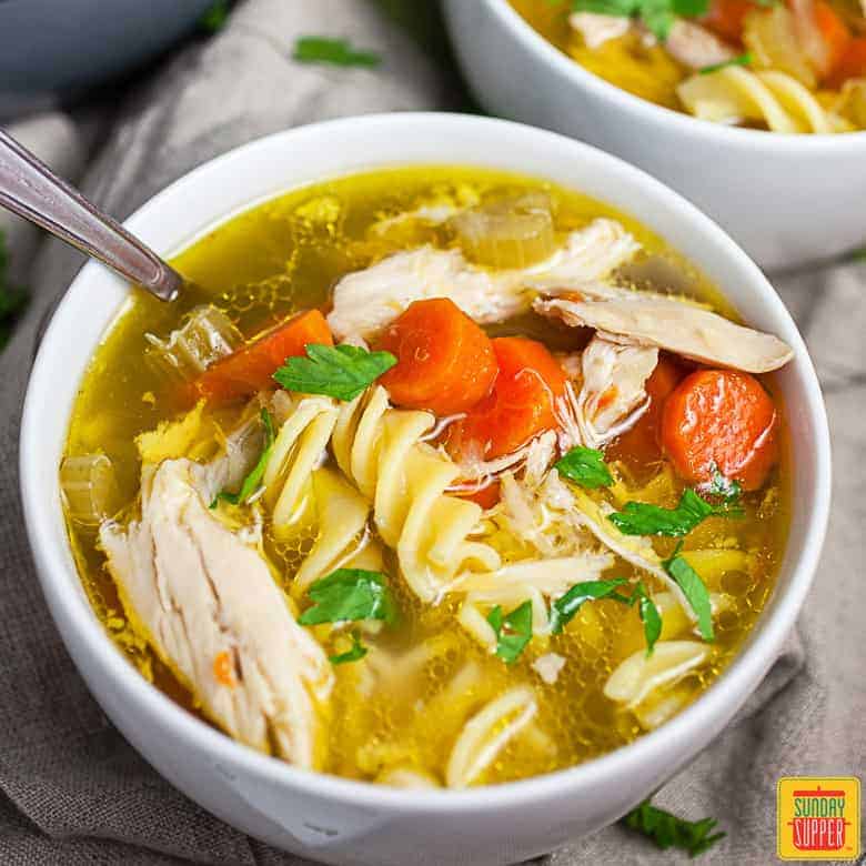 Chick fil A Chicken Noodle Soup (Copycat Recipe)