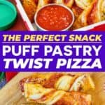 Save Puff Pastry Twist Pizza on Pinterest!