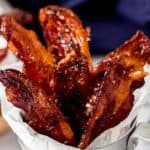 candied bacon pinterest pin