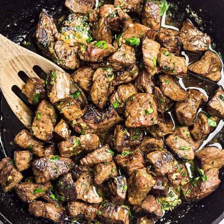 Garlic Butter Steak Bites - Sunday Supper Movement