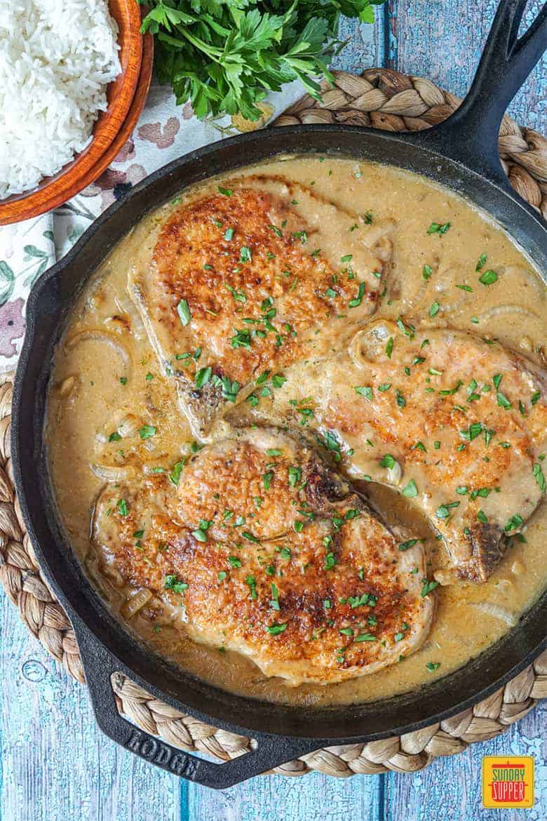 Southern Smothered Pork Chops Sunday Supper Movement