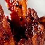 Candied bacon pin image