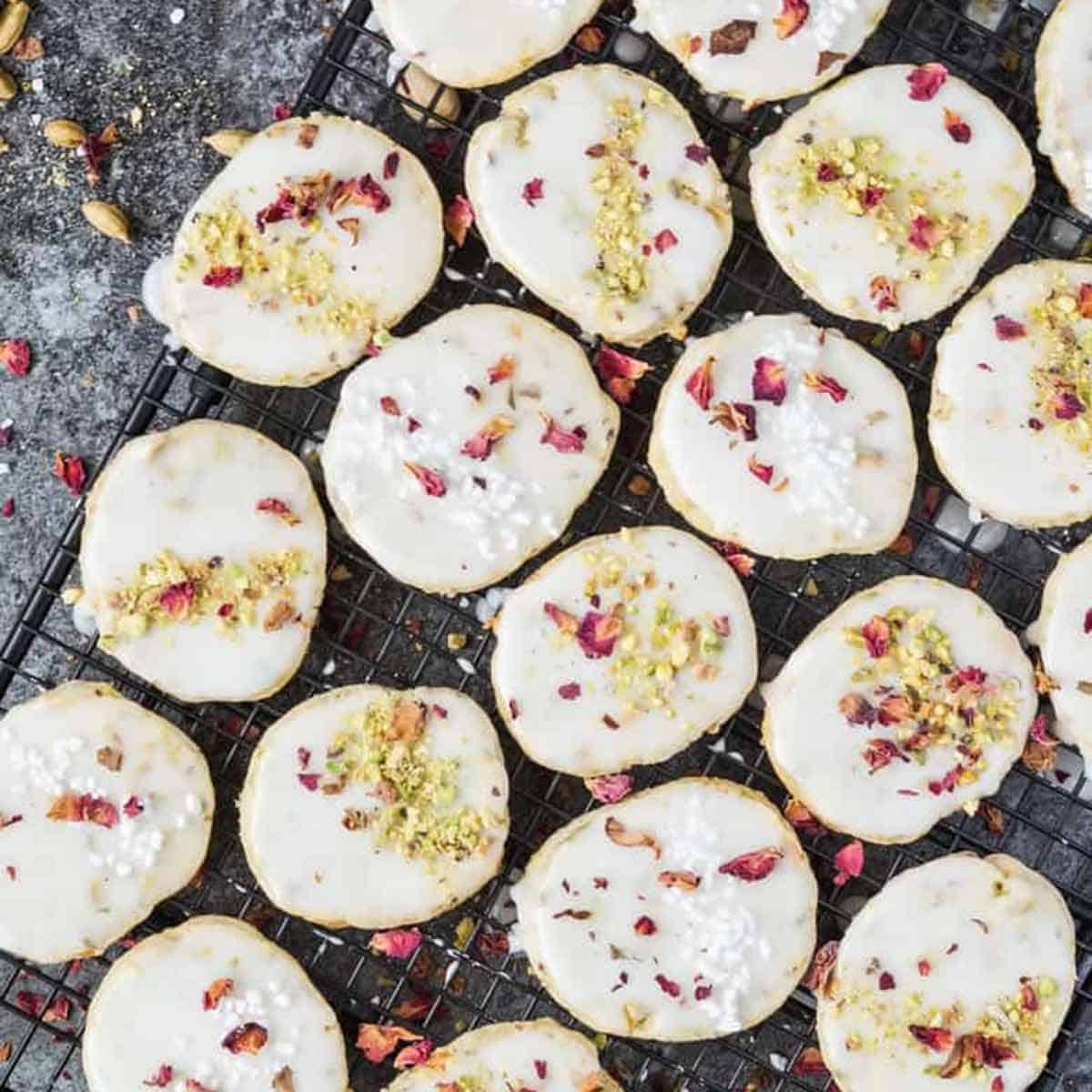 Flourless Almond Cookies with Cardamom, Orange Zest, and