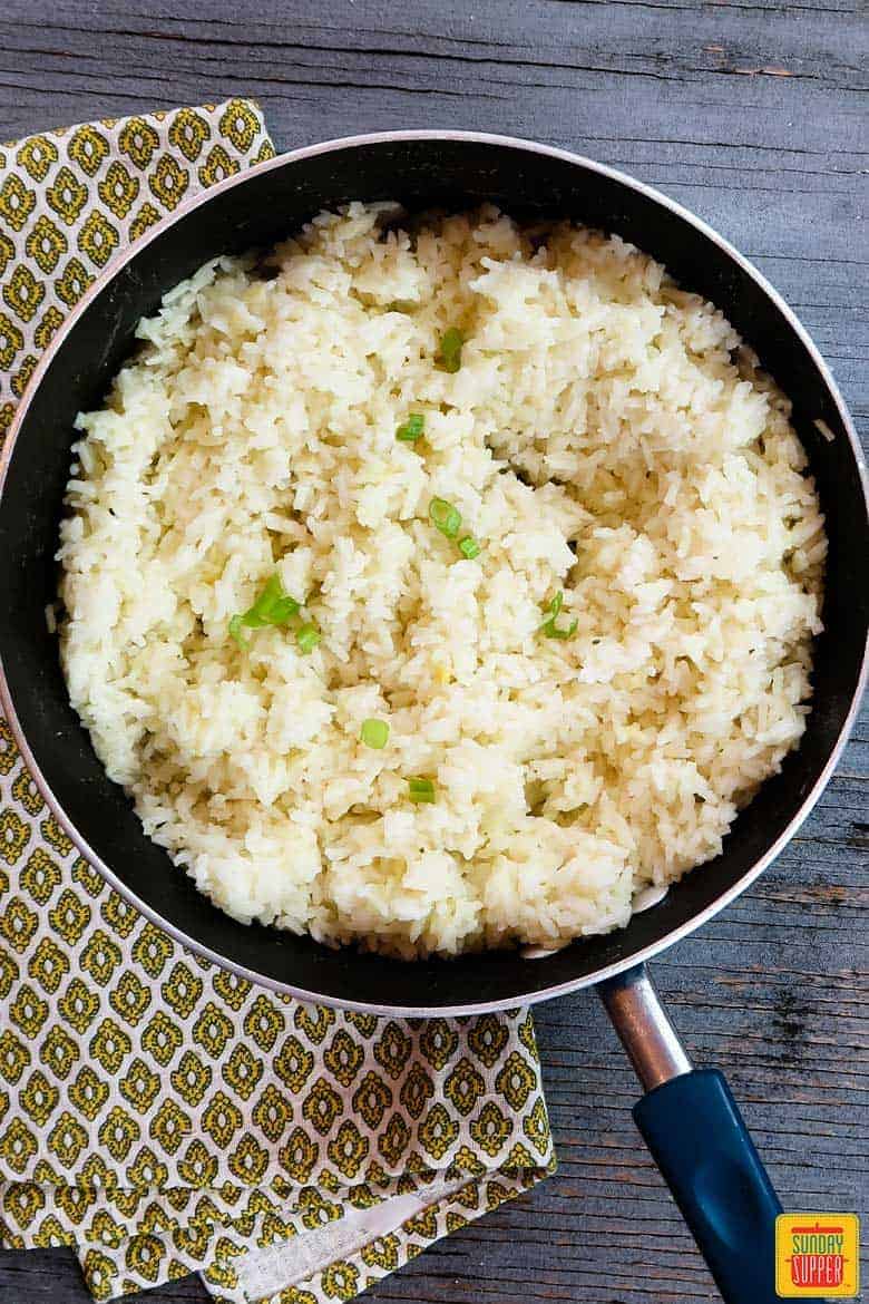 Perfect fluffy rice in a pan - how to cook perfect rice