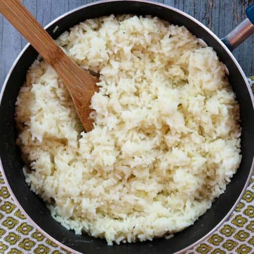 How to cook perfect rice: perfect rice in a pan