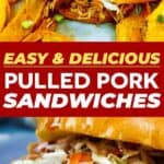 Save our pulled pork sandwiches on Pinterest for later!