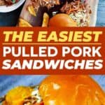 Save our pulled pork sandwiches on Pinterest for later!