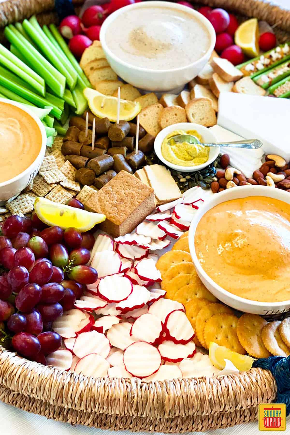 PlantBased Charcuterie Board for a Perfect Party Sunday Supper Movement