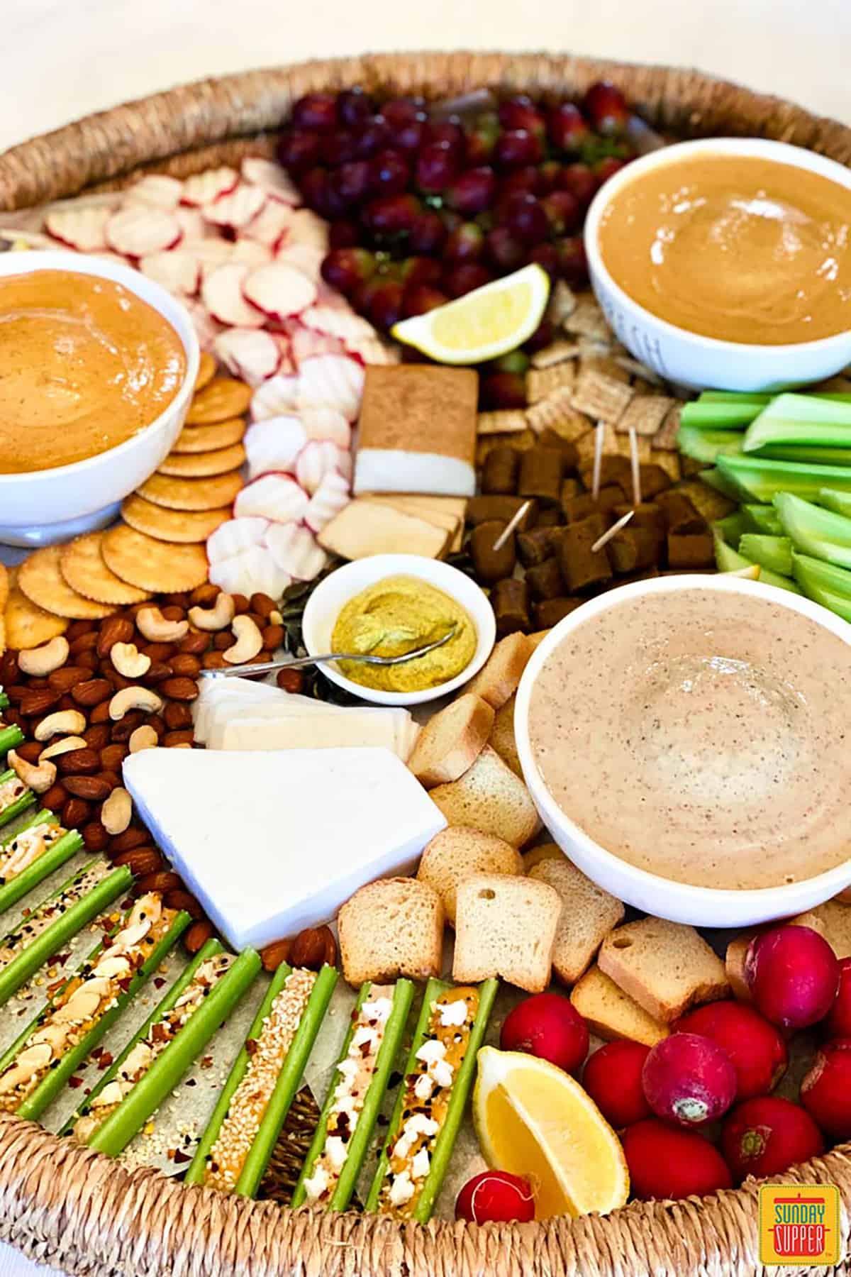 Plant-Based Charcuterie Board for a Perfect Party | Sunday Supper Movement