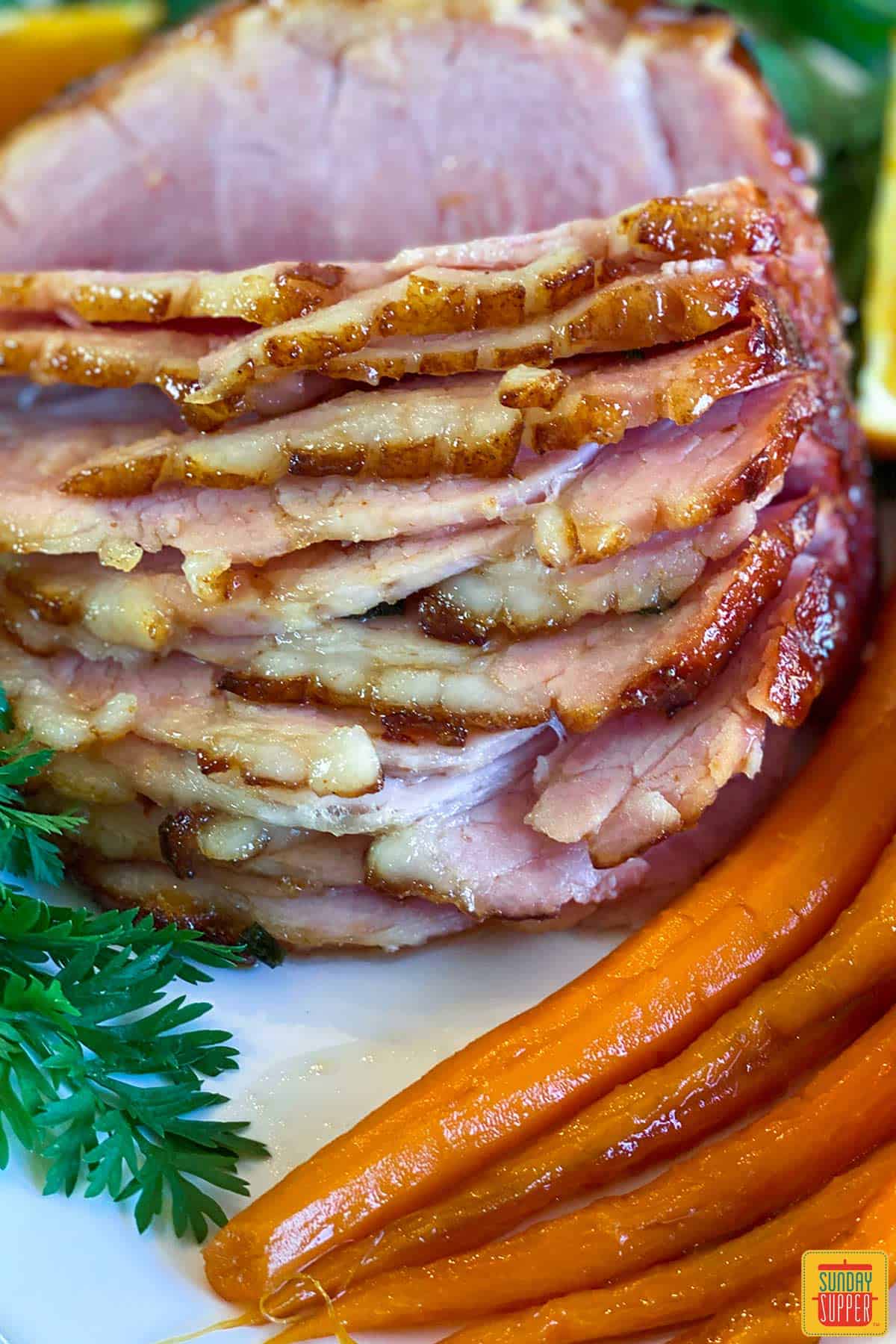 Honey Sriracha Air Fryer Ham