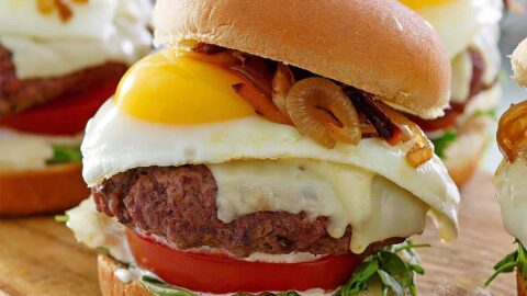 Bacon, Egg and Cheese Breakfast Burgers Recipe, Food Network Kitchen