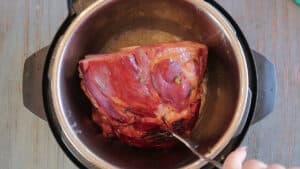 Turning ham in Instant pot