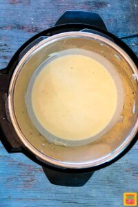 Cheese sauce in the instant pot for instant pot scalloped potatoes