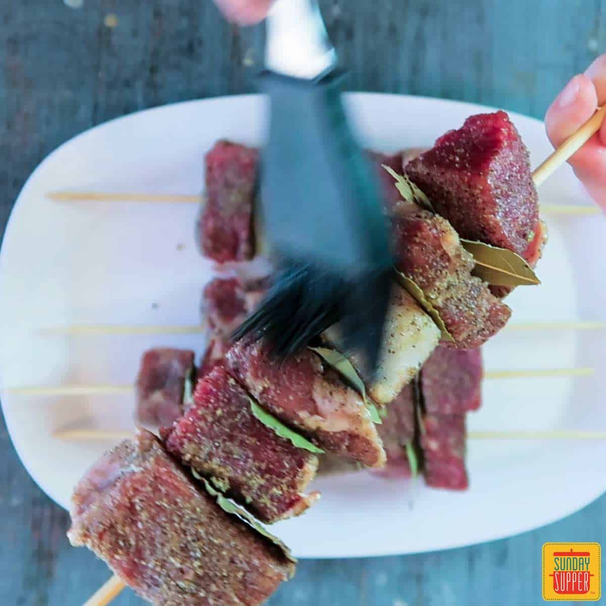 Portuguese Beef Skewers (Espetada Madeira) | Sunday Supper Movement