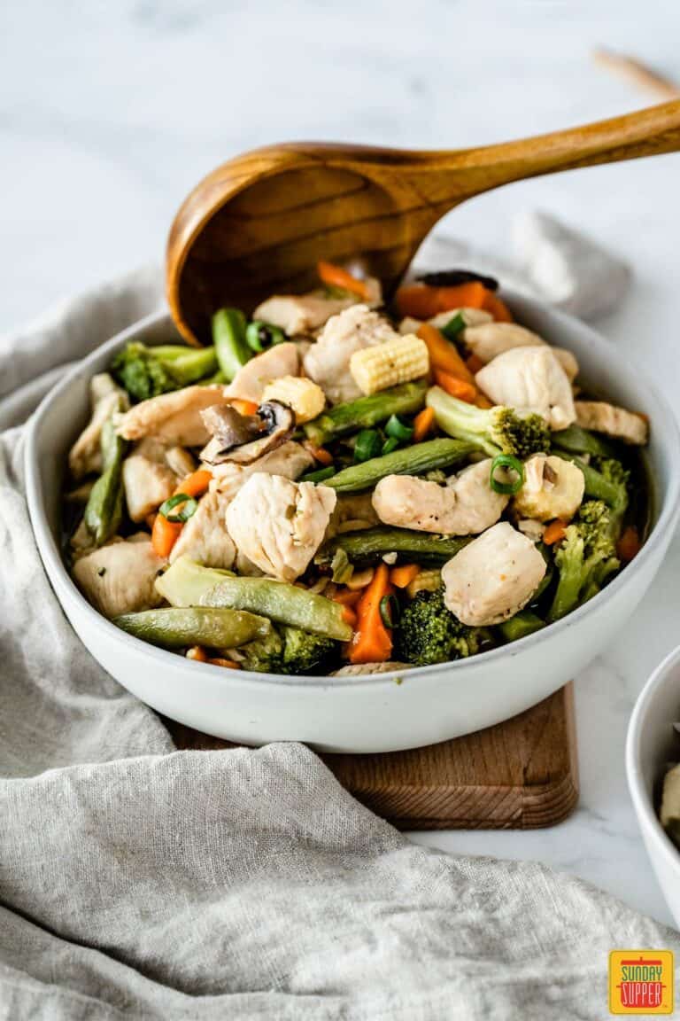 Easy Chicken Stir-Fry Recipe (5 Ingredients) - Sunday Supper Movement